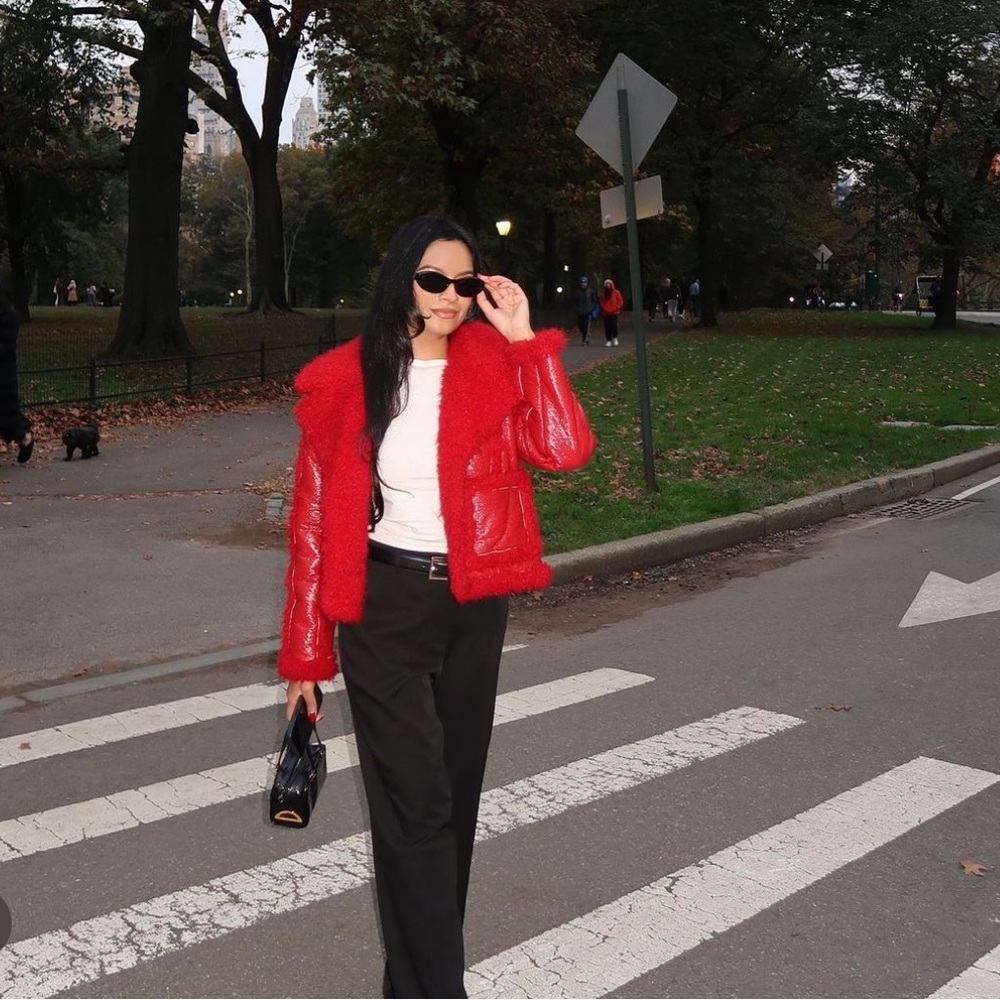 Red jacket
